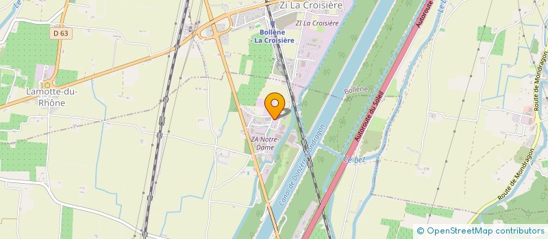 localisation de l'entreprise ARIES 84  MONDRAGON