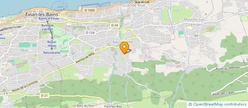 localisation de l'entreprise ARIES  NEUVECELLE