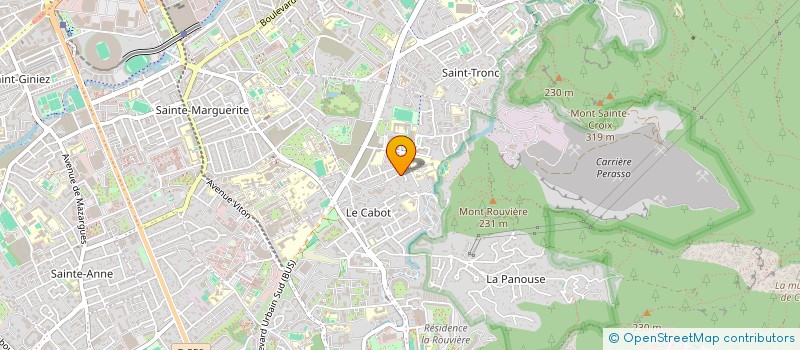 localisation de l'entreprise ARIES BET à MARSEILLE
