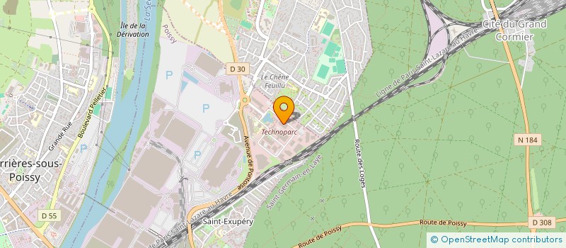 localisation de l'entreprise ARIES INDUSTRIES à POISSY