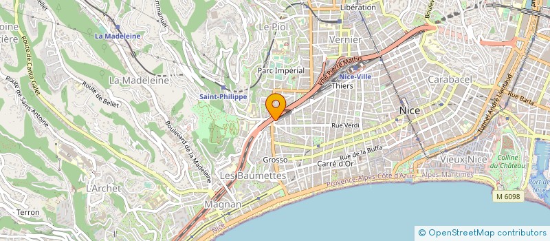 localisation de l'entreprise ARIES INTERIM à NICE
