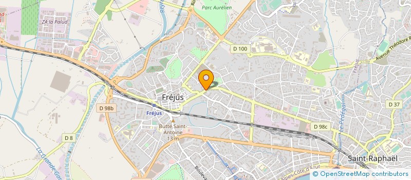 localisation de l'entreprise ARIES INTERIM FREJUS à FREJUS
