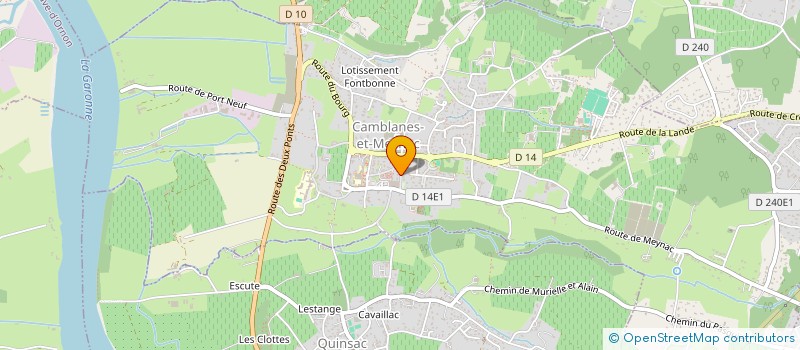 localisation de l'entreprise ARIES INTERNATIONAL  CAMBLANES-ET-MEYNAC