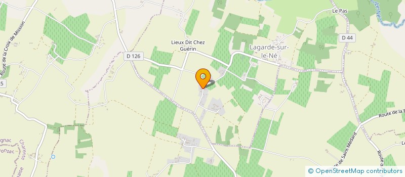 localisation de l'entreprise ARIES PATRIMOINE à LAGARDE-SUR-LE-NE