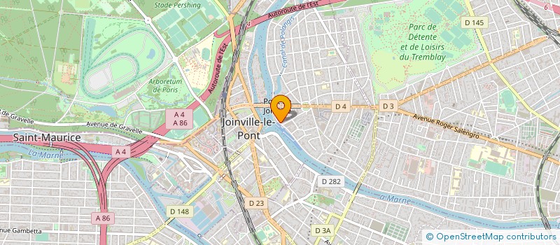 localisation de l'entreprise ARIES PRODUCT INVESTISSEMENT AUDIOVISUEL à JOINVILLE-LE-PONT