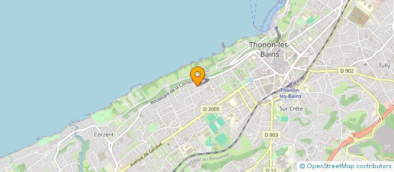 localisation de l'entreprise ARIESCORP à THONON-LES-BAINS