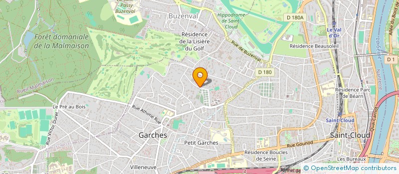 localisation de l'entreprise ARIETIS-DISTRIBUTION à GARCHES