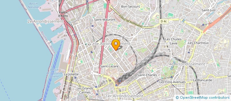 localisation de l'entreprise ARIETTA à MARSEILLE
