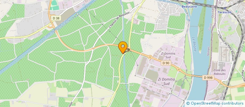 localisation de l'entreprise ARIF DESTOCK  BEAUCAIRE