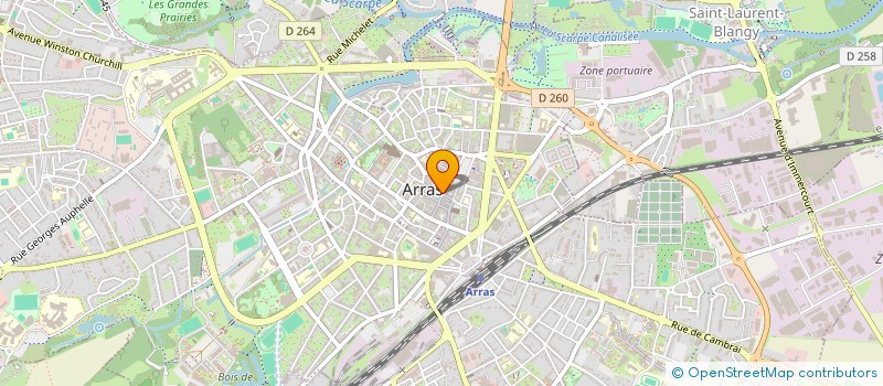 localisation de l'entreprise ARIF ET CEMIL à ARRAS