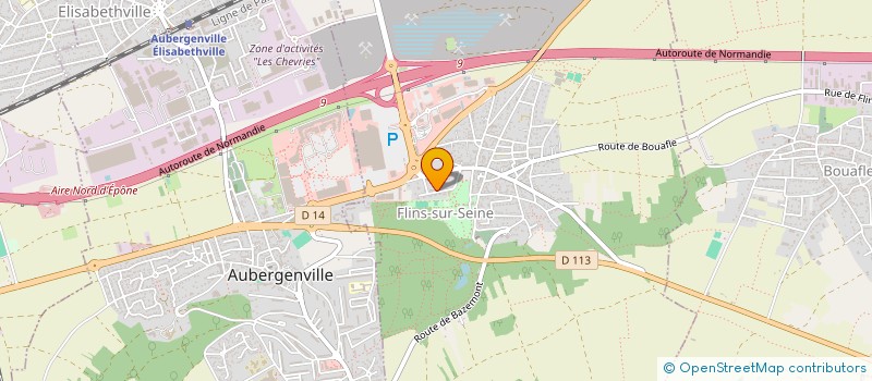 localisation de l'entreprise ARIF IMMO  FLINS-SUR-SEINE