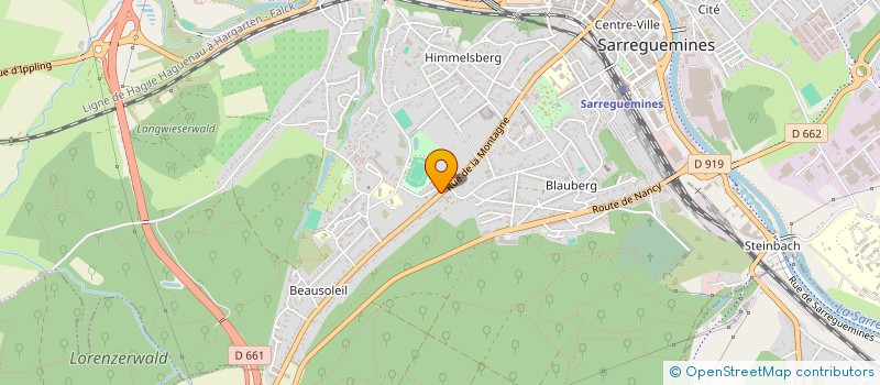 localisation de l'entreprise ARIG  SARREGUEMINES