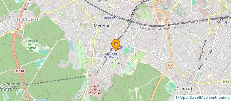 localisation de l'entreprise ARIGON-DESCRI-INFORMATIQUE-ECONO-METRE à MEUDON