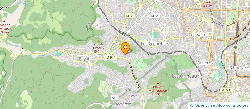 localisation de l'entreprise ARIHA  ROYAT