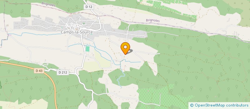 localisation de l'entreprise ARIHELO  CAMPS-LA-SOURCE