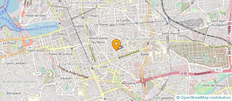 localisation de l'entreprise ARIIS à MARSEILLE