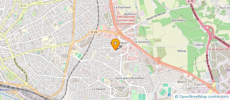 localisation de l'entreprise ARIKAN MACONNERIE  BEZIERS