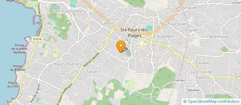 localisation de l'entreprise ARILES à SIX-FOURS-LES-PLAGES