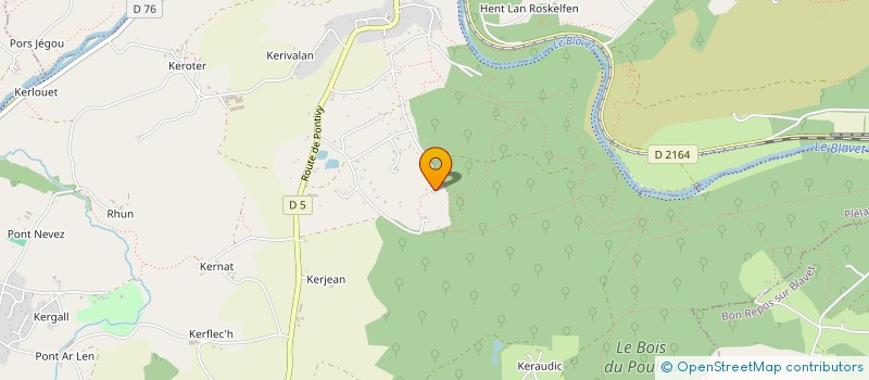 localisation de l'entreprise ARILLA SPITI  PLELAUFF