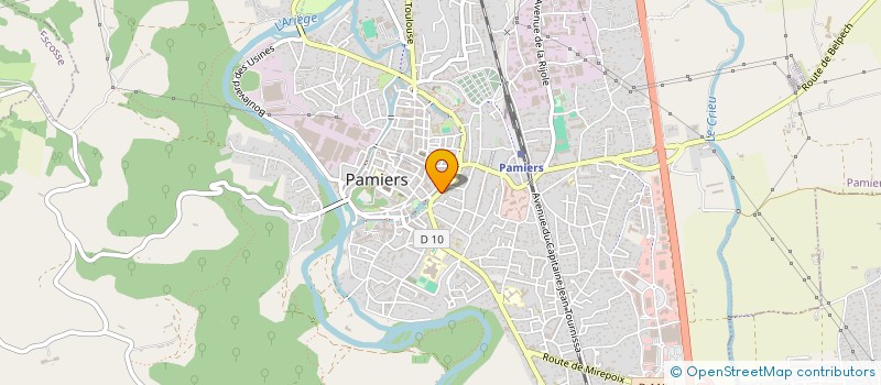 localisation de l'entreprise ARILOZ à PAMIERS