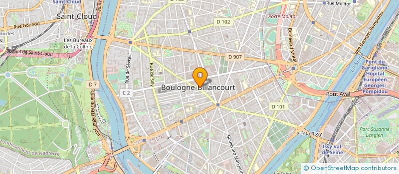 localisation de l'entreprise ARIM DE BOULOGNE SEINE ASSO RE à BOULOGNE-BILLANCOURT