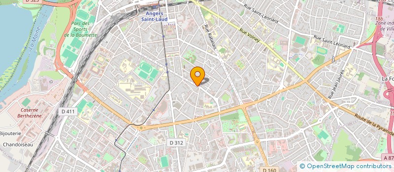 localisation de l'entreprise ARIMA FINANCE à ANGERS