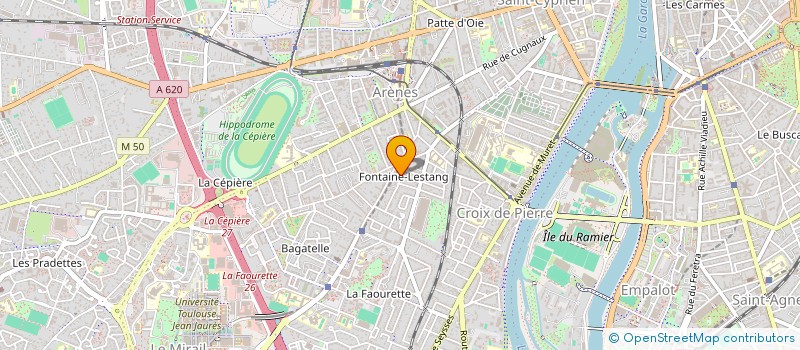 localisation de l'entreprise ARIMARA  TOULOUSE