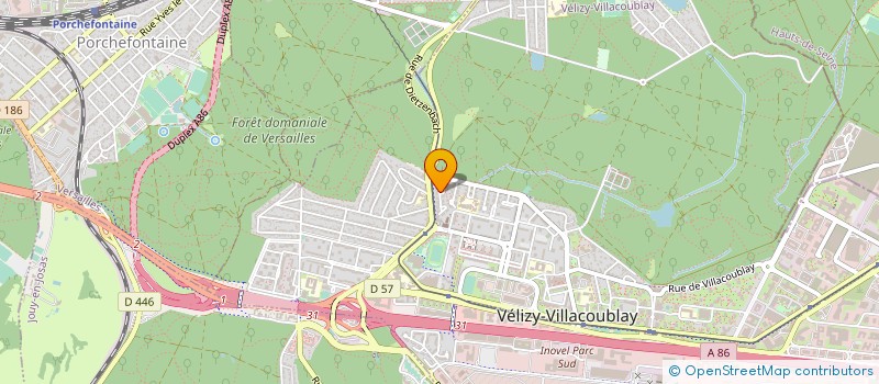 localisation de l'entreprise ARIMEDIAS à VELIZY-VILLACOUBLAY