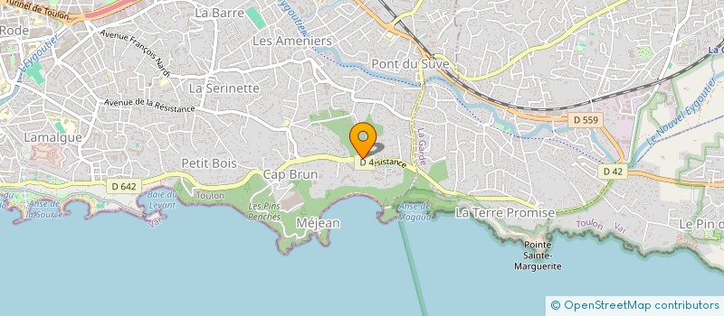 localisation de l'entreprise ARIMO  CUERS