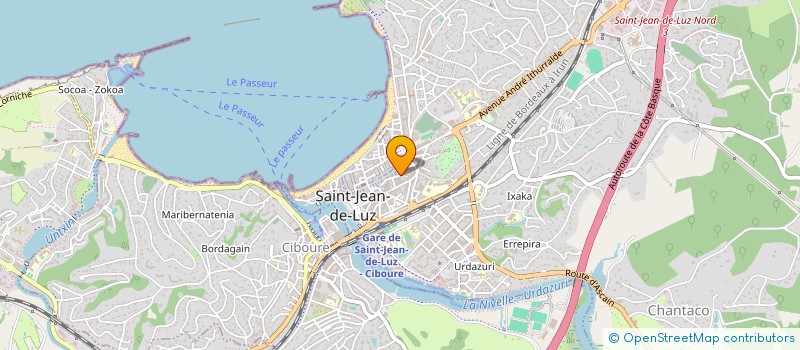 localisation de l'entreprise ARIN LUZIEN à SAINT-JEAN-DE-LUZ