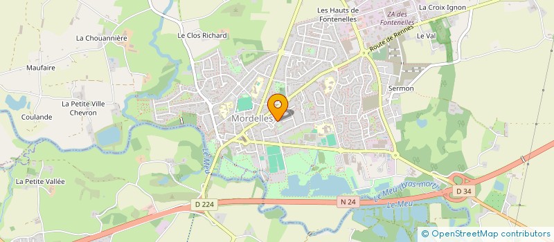 localisation de l'entreprise ARIN RENOVATION à MORDELLES