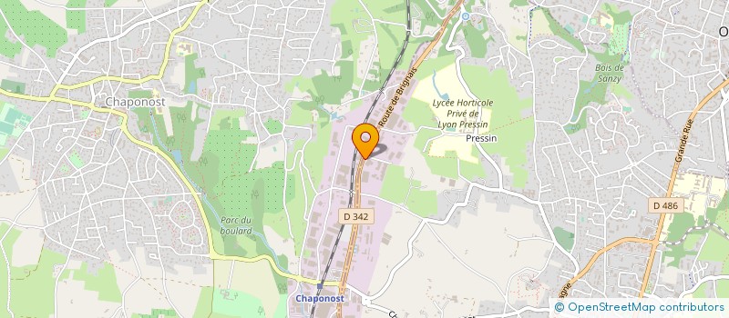 localisation de l'entreprise ARINDIS à SAINT-GENIS-LAVAL