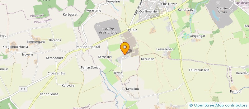 localisation de l'entreprise ARINELLA  SAINT-RENAN