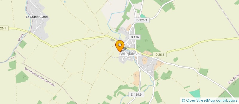 localisation de l'entreprise ARINETCO à BOUGLAINVAL