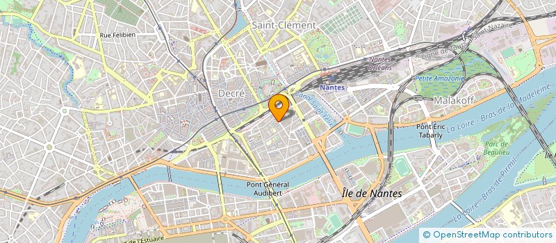 localisation de l'entreprise ARINFO à NANTES