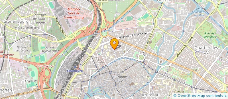 localisation de l'entreprise ARINOVA à STRASBOURG