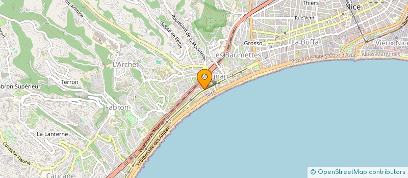 localisation de l'entreprise ARINOVA  NICE