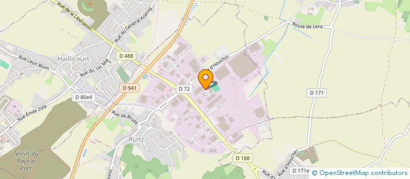 localisation de l'entreprise ARINOXI à RUITZ