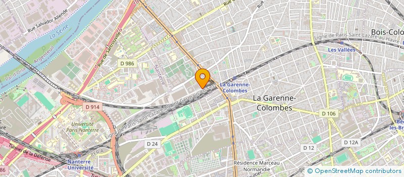 localisation de l'entreprise ARINSO FRANCE à COLOMBES