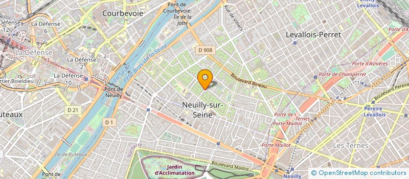 localisation de l'entreprise ARINVEST à NEUILLY-SUR-SEINE