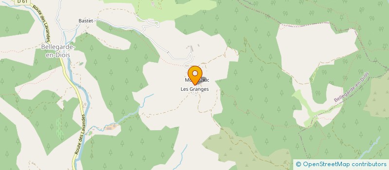 localisation de l'entreprise ARIOLI  LA MOTTE-CHALANCON