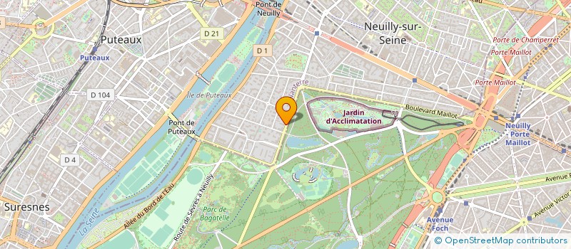 localisation de l'entreprise ARION  NEUILLY-SUR-SEINE