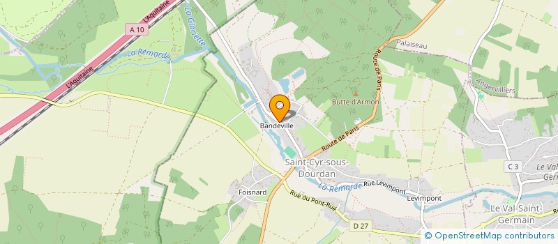 localisation de l'entreprise ARION à SAINT-CYR-SOUS-DOURDAN