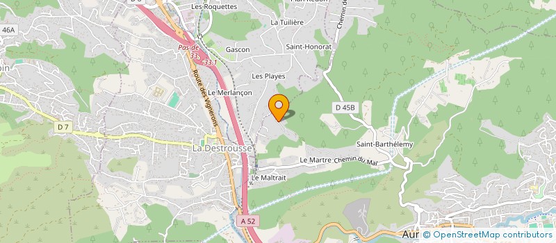 localisation de l'entreprise ARION  AURIOL