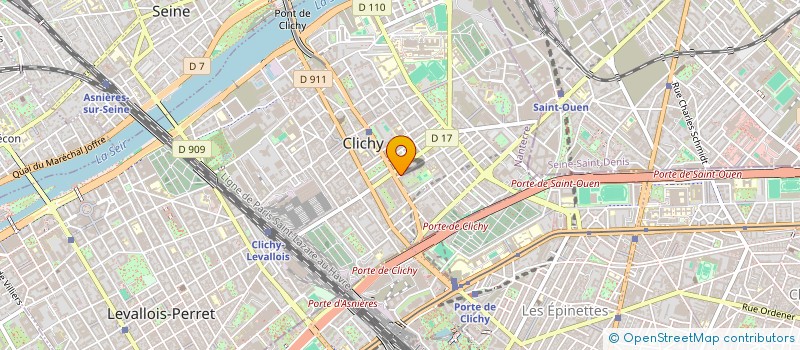 localisation de l'entreprise ARION SA à CLICHY
