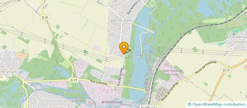 localisation de l'entreprise ARION TNL à VERT-LE-PETIT