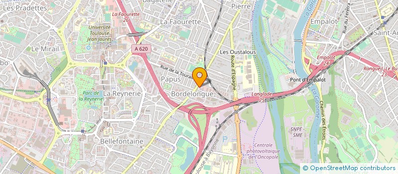localisation de l'entreprise ARION TRANSPORT ET LOGISTIQUE à TOULOUSE