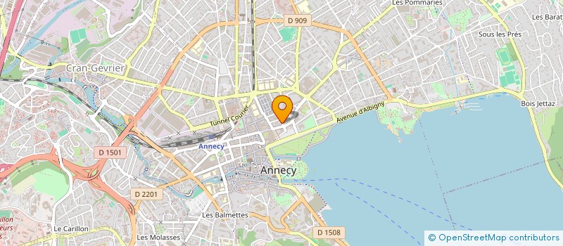 localisation de l'entreprise ARIONDAZ DEVELOPPEMENT à ANNECY