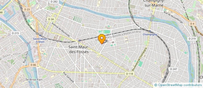 localisation de l'entreprise ARIOS CONSEIL  SAINT-MAUR-DES-FOSSES