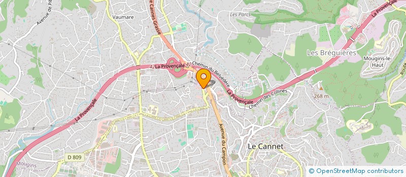 localisation de l'entreprise ARIOS SECURITE à MOUGINS